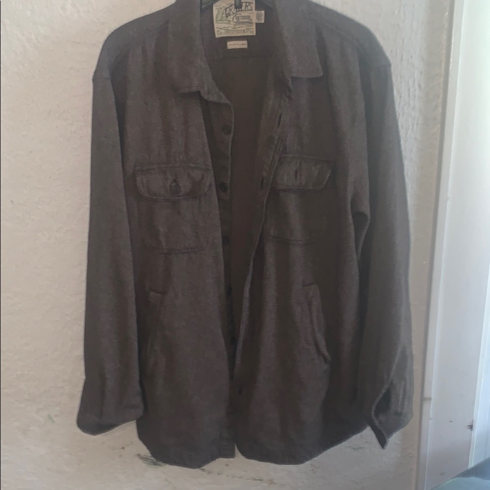 Crayer Men's Chocolate Brown Lightweight Shirt Jacket